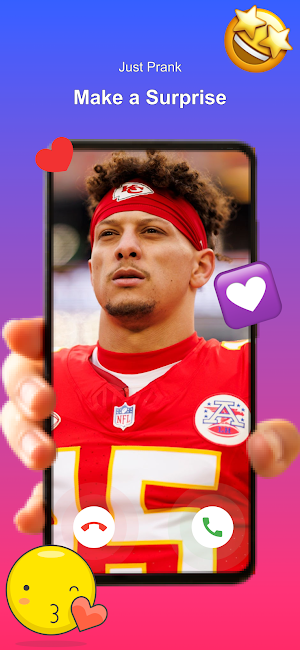 Patrick Mahomes Fake Call App Screenshot 2
