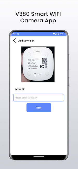 V380 Smart Wifi Camera App Screenshot 1