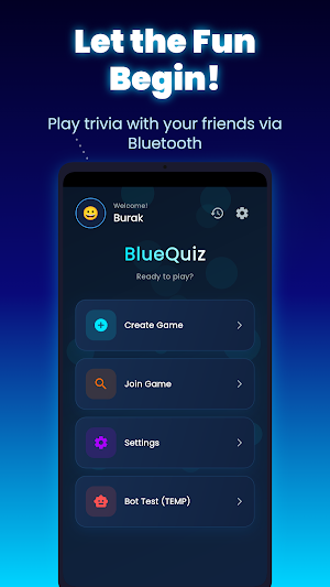 Bluetooth Quiz Game Screenshot 0