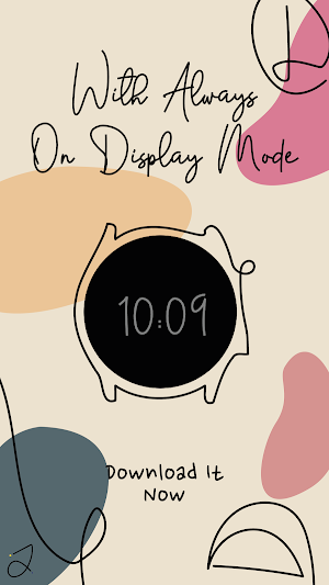 Simple Script Watch Face Screenshot 2