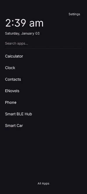 Quiet: Dumb Phone Launcher Screenshot 1