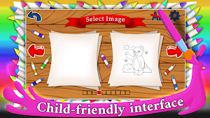 Beautiful Coloring Book For Kids - Preschool Games Screenshot 1