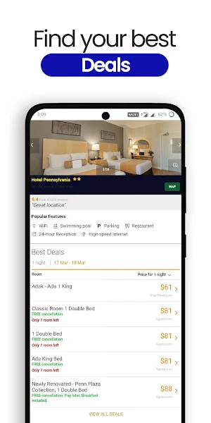 Cheap Hotels - Hotel Deals Screenshot 3