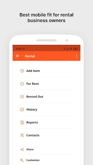 Rental Business Management App Screenshot 0