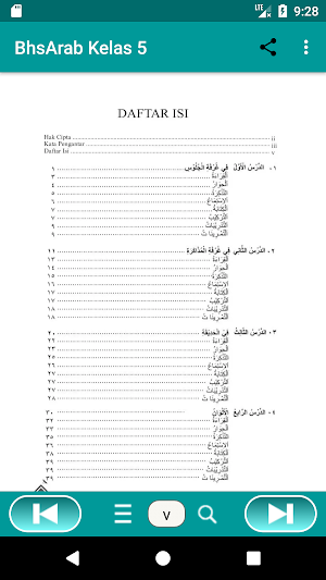 Bahasa Arab MI Kelas 5 Screenshot 1