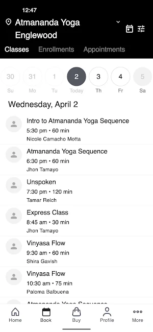 Atmananda Yoga International Screenshot 1