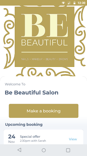 Be Beautiful Salon Screenshot 0