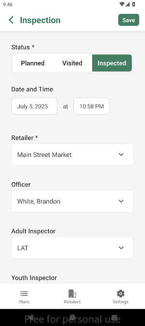Inspector Mobile Screenshot 0
