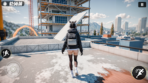 Going Up Jump Parkour Rooftop Screenshot 2