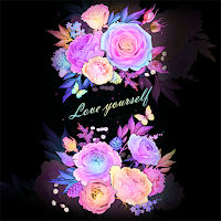 Pastel Flower Love - Wallpaper