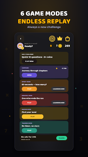 Mathspree: Mental Math Games Screenshot 1