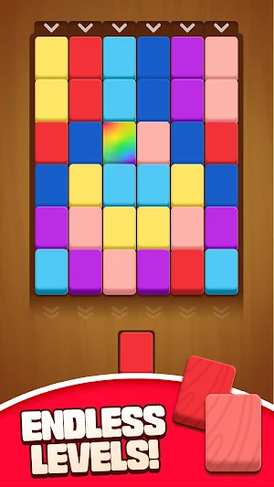 Wood Stack Sort: Color Puzzle Screenshot 1