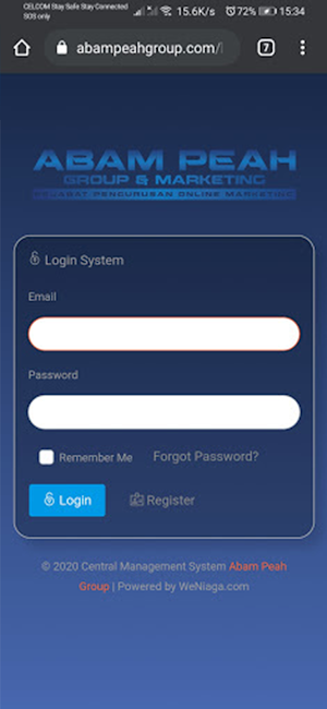 Abam Peah Group System Screenshot 0