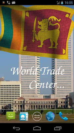 Sri Lanka Flag Live Wallpaper Screenshot 2