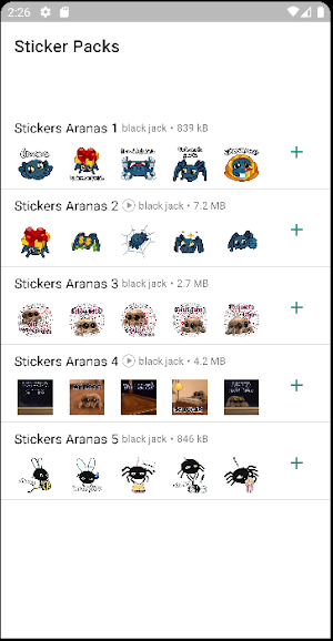 Stickers de Arañas Screenshot 0