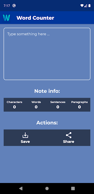 Word Counter: Simple Notepad Screenshot 2
