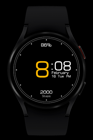 Minimal Watch Face Wear OS Screenshot 3