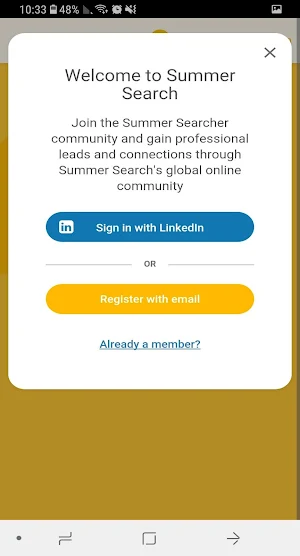 Summer Search CONNECT Screenshot 1