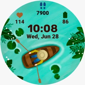 River Ride Watch Face Animated Screenshot 0