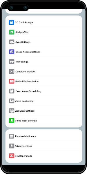 phone 16 settings Screenshot 2