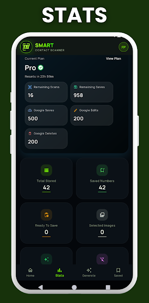 Smart Contact Scanner Pro Screenshot 2