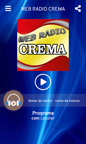 WEB RADIO CREMA Screenshot 1