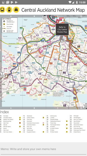 AUCKLAND BUS TRAIN FERRY MAP Screenshot 1