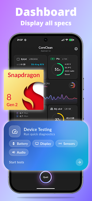 CoreClean: Phone Cleaner Screenshot 0