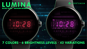 Lumina VFD Watch Face Screenshot 2