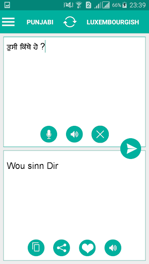 Luxembourgish Punjabi Translat Screenshot 1
