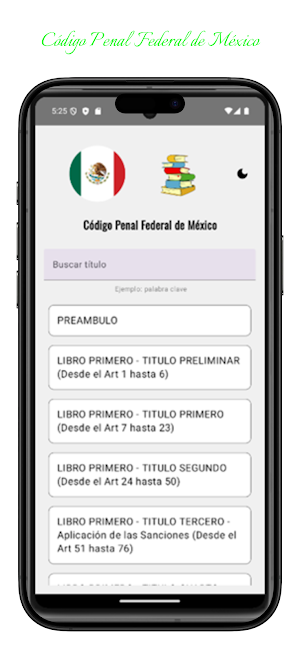 Código Penal Federal de México Screenshot 2