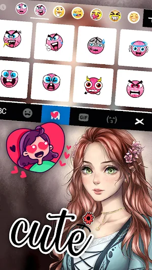 Beautiful Princess Keyboard Background Screenshot 2