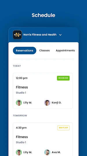 Norris Fitness and Health Screenshot 2