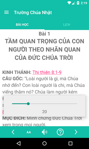 Trường Chúa Nhật Screenshot 1