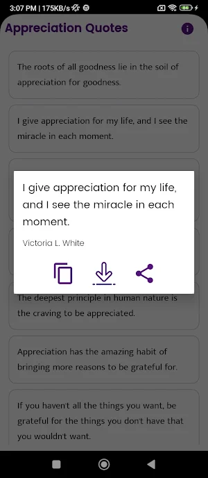 Appreciation Quotes and Saying Screenshot 2