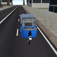 Indian auto rikshaw driving3d