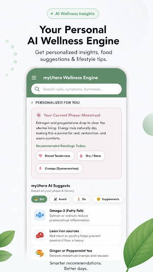 myUtera - Periods & Pregnancy Screenshot 1
