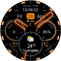 S35 Realistic Neon Watchface