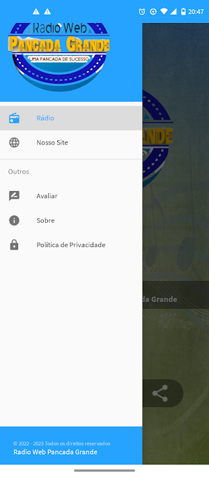 Rádio Web Pancada Grande Screenshot 2