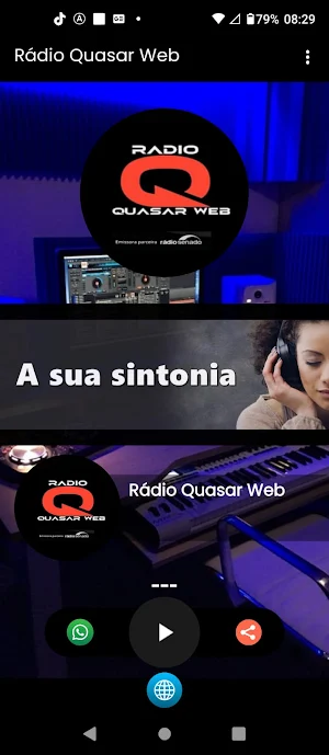 Rádio Quasar Web Screenshot 2