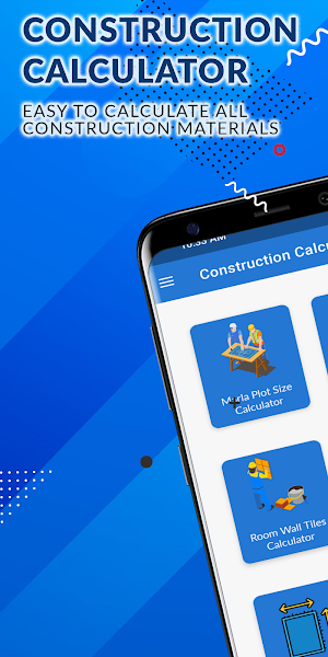Construction Calculator Screenshot 0