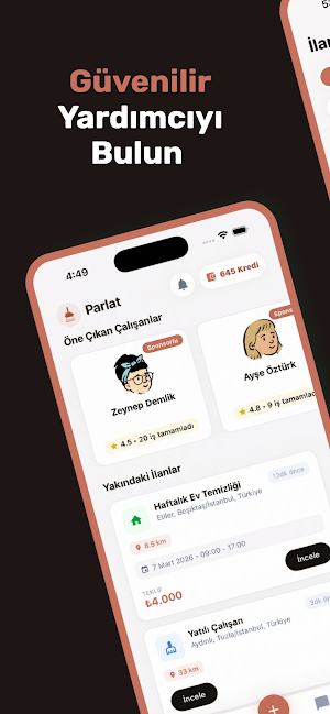 Parlat: Temizlikçi ve İş Bul Screenshot 0