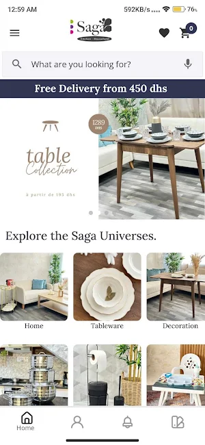 Saga Cuisine Screenshot 0