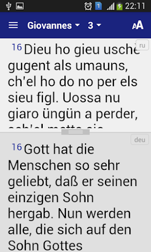 Rumantsch Buna Nouva Screenshot 2
