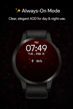 Animated Valentine WatchFace Screenshot 2