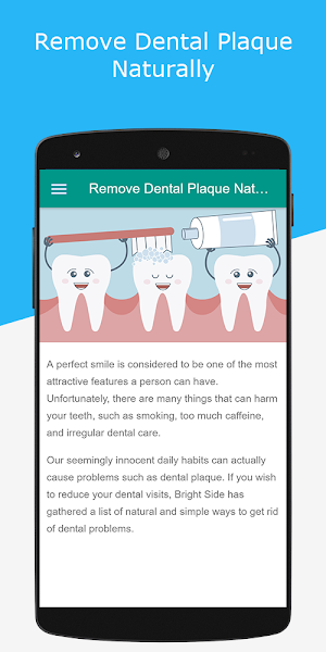 Remove Dental Plaque Naturally Screenshot 0