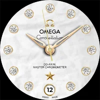 Omega Constellation watch face