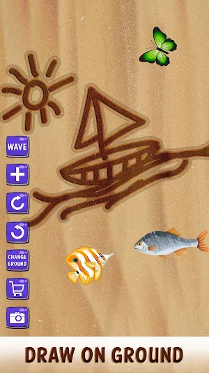 Sand Draw Sketch Pad - Creative Name Doodle Art Screenshot 2