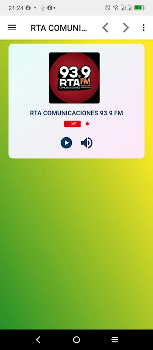 RTA COMUNICACIONES 93.9FM Screenshot 1