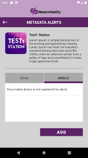 Stream Notify Screenshot 3